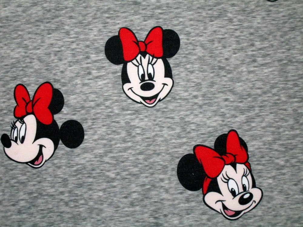 Teplákovina sivý melír "Minie"