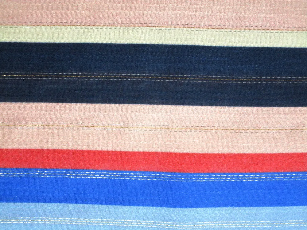 Šatovka farebná "strieborný a zlatý pásik"