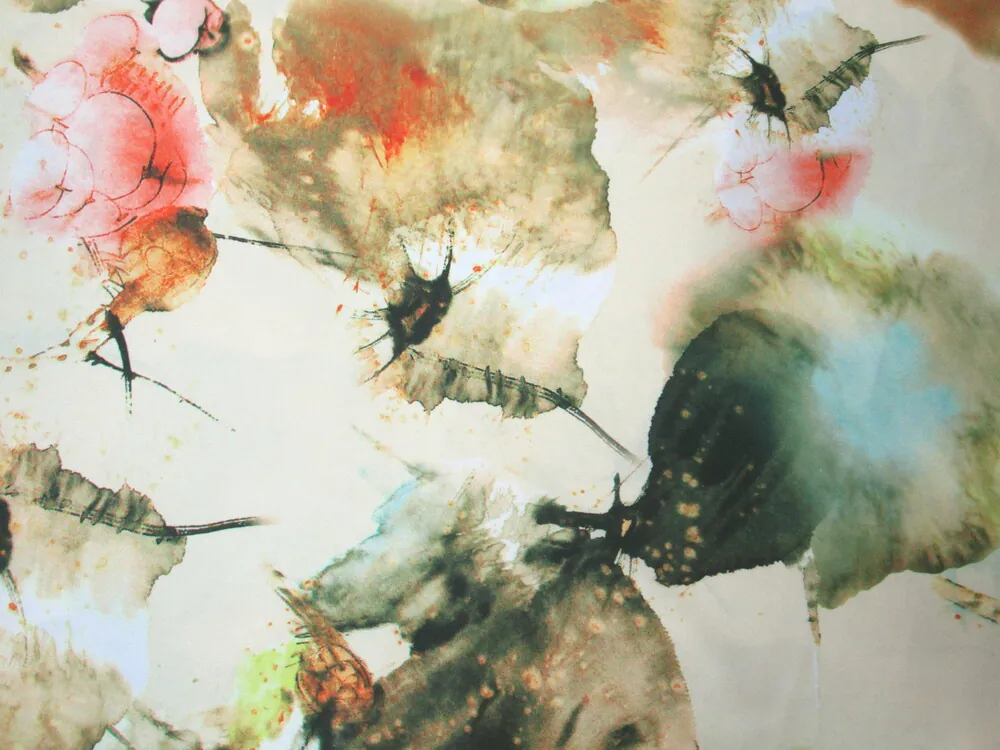 Šatovka svetložltá "abstraktný vzor" 