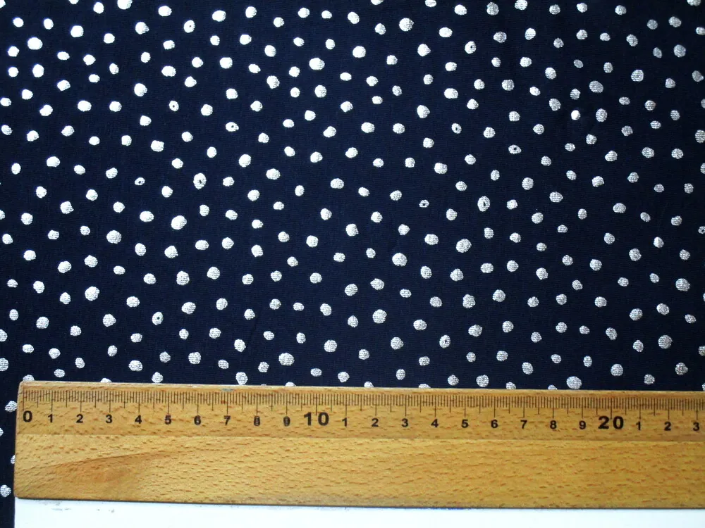 Úplet tmavomodrý "strieborná bodka" 