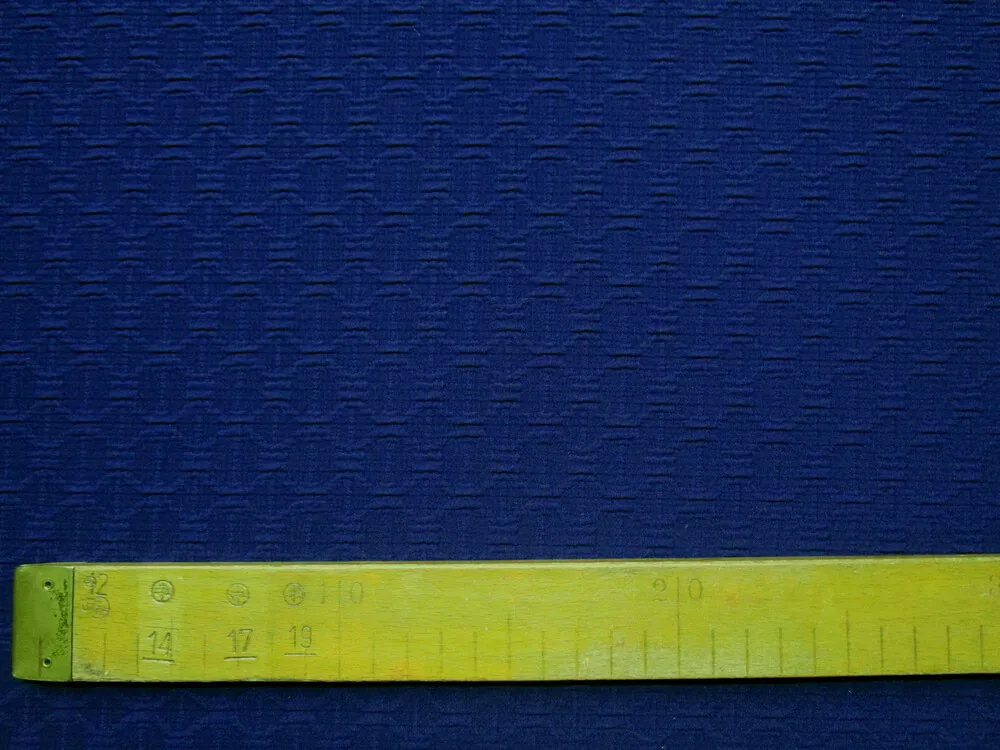 Kostýmovka modrá "plastická mriežka"