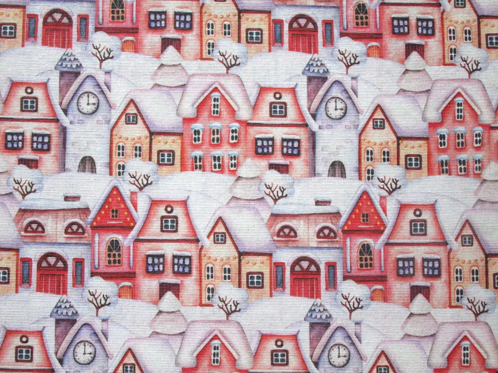 Poťahovka bielo-fialková "zasnežená krajina"