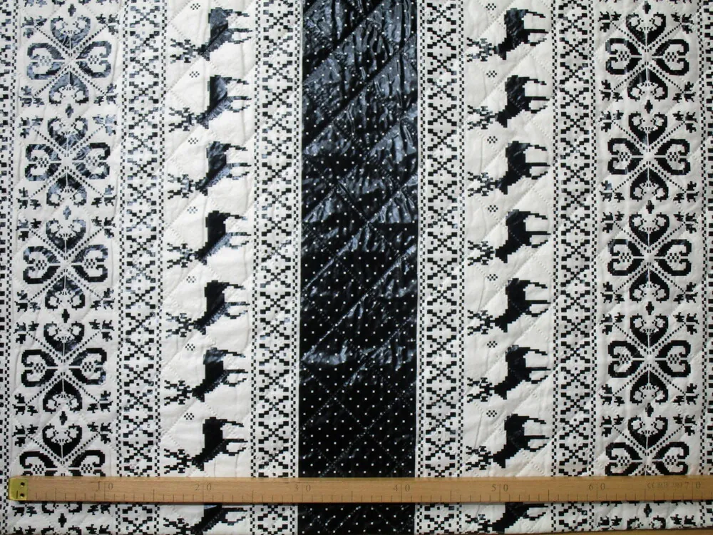 Bundovina prošev smotanovo-čierna "nórsky vzor"