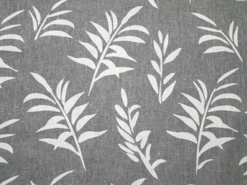 Bavlna sivá "biele listy" 