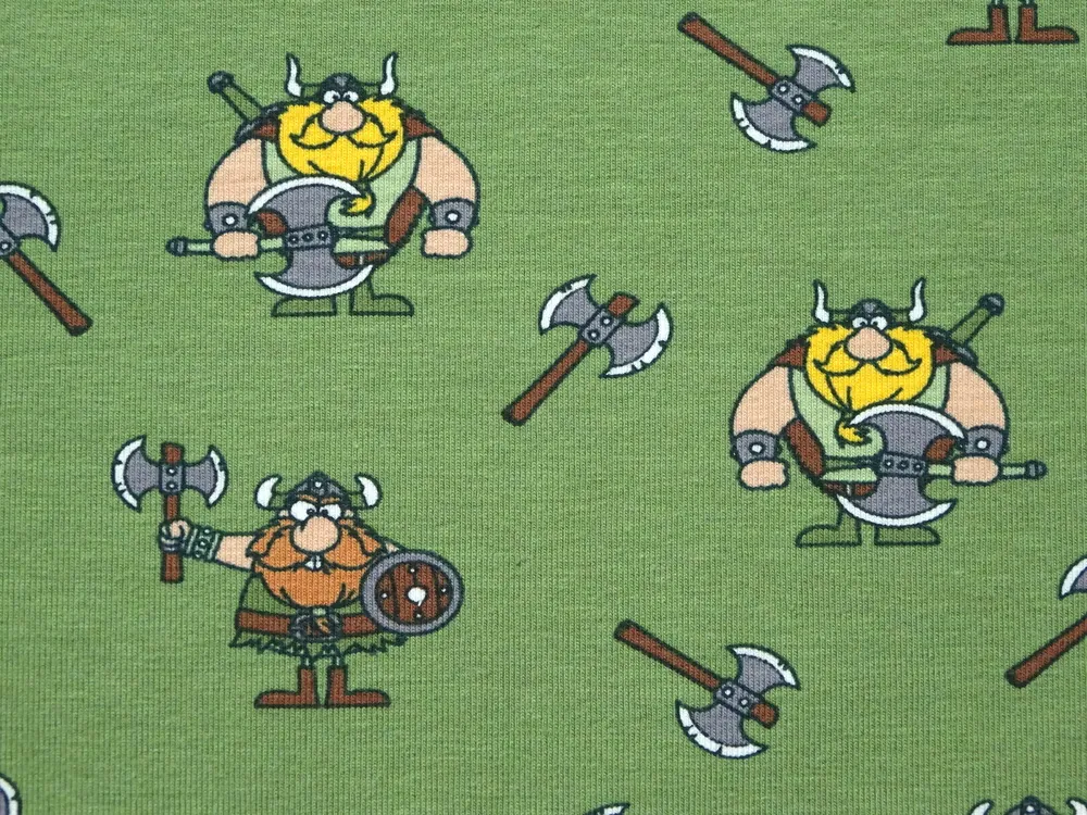 Úplet zelený "viking" 