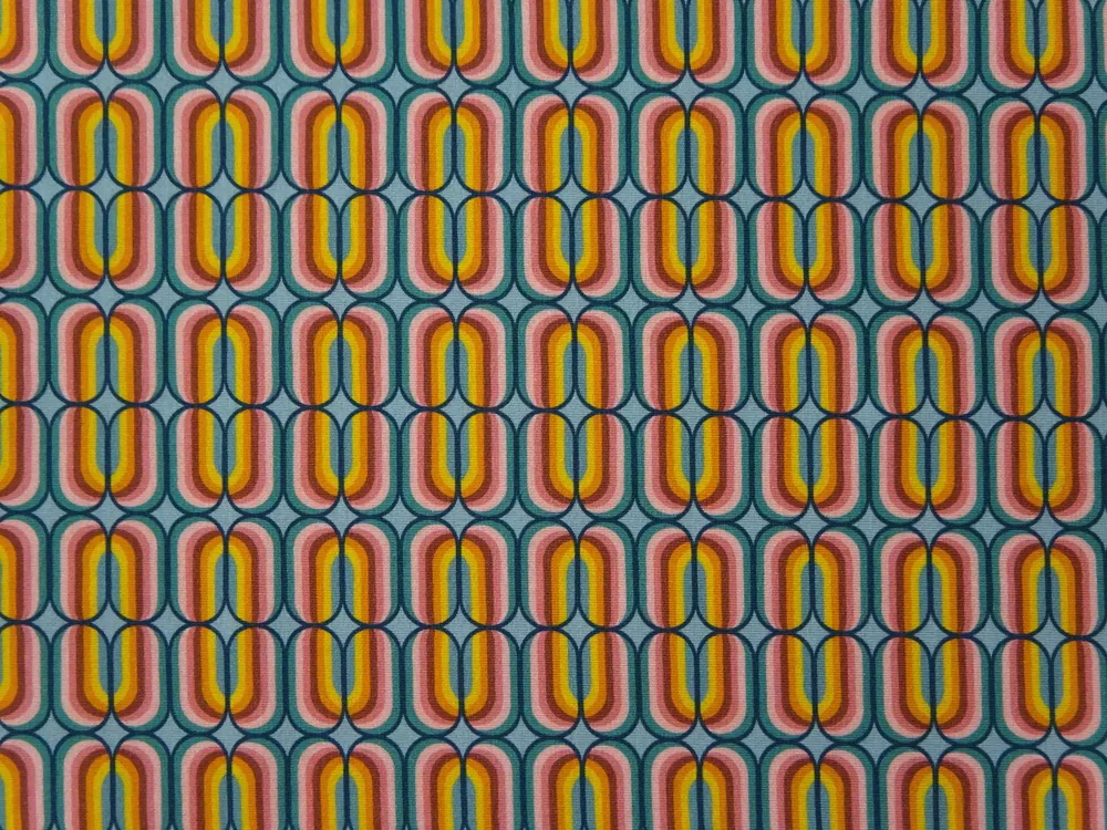 Úplet sivo-modrý "ovál" - certifikát OEKO-TEX Standard 100 