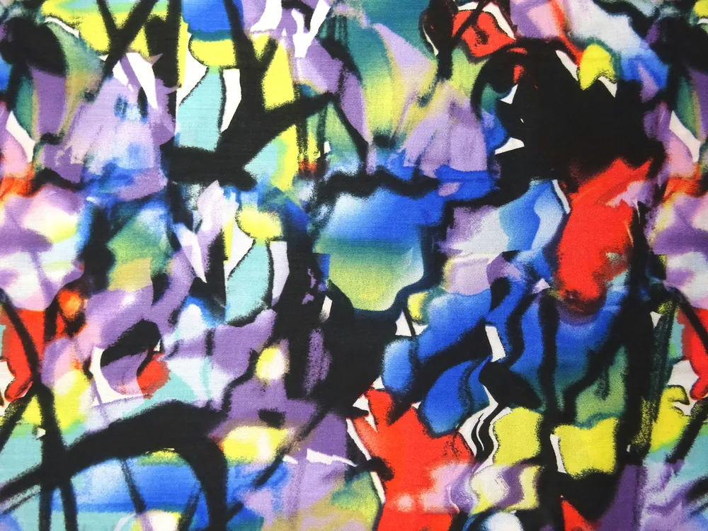 Šatovka fialová "farebný vzor" 