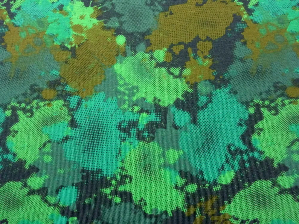 Úplet zelený "maskáč" 