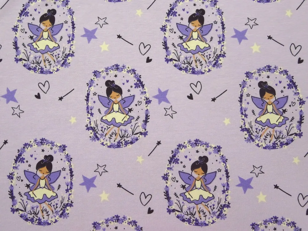 Úplet fialový "víla" 