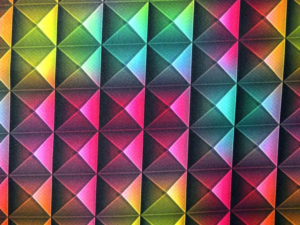 Softshell farebný "geometrický vzor" 