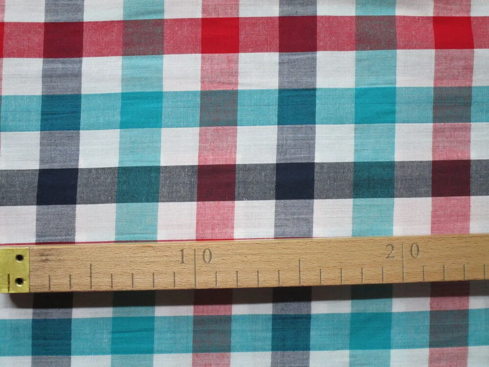 Košelovina biela "farebná kocka" - 2. akosť