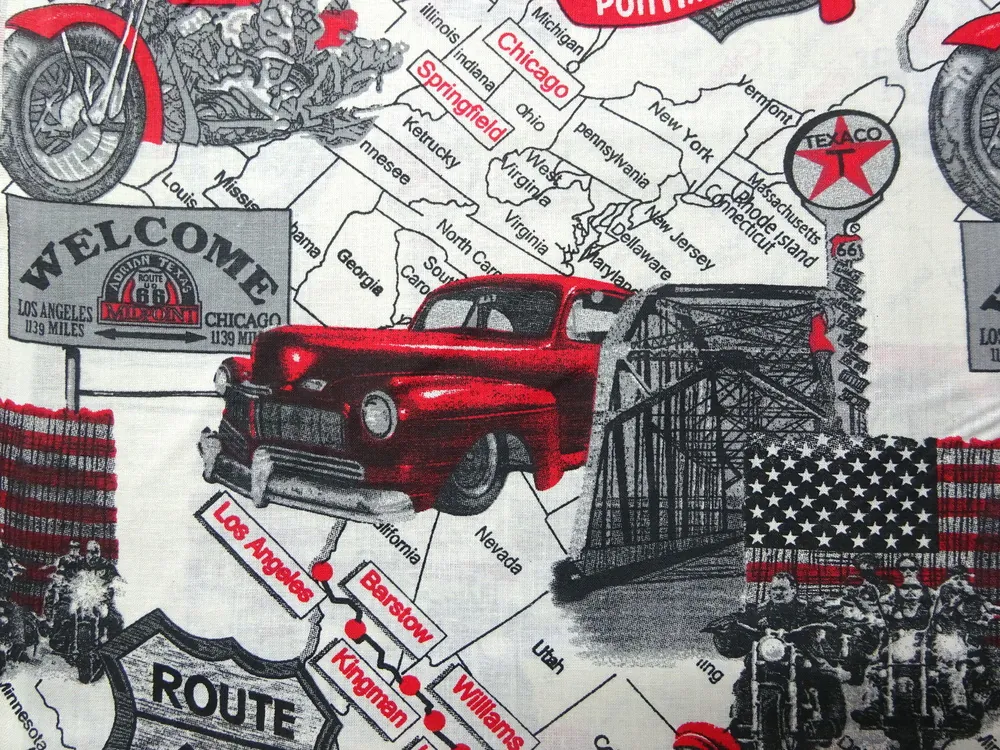 Bavlna maslová "ROUTE 66"