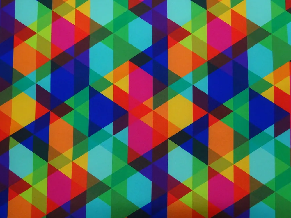 Softshell farebný "geometrický vzor" 