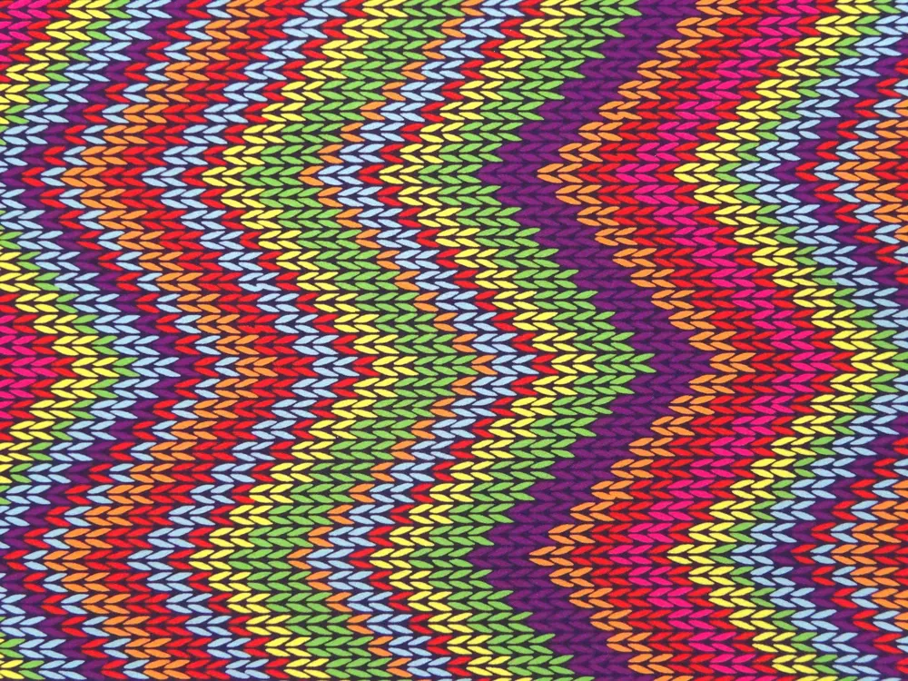 Softshell farebný "pletený vzor"