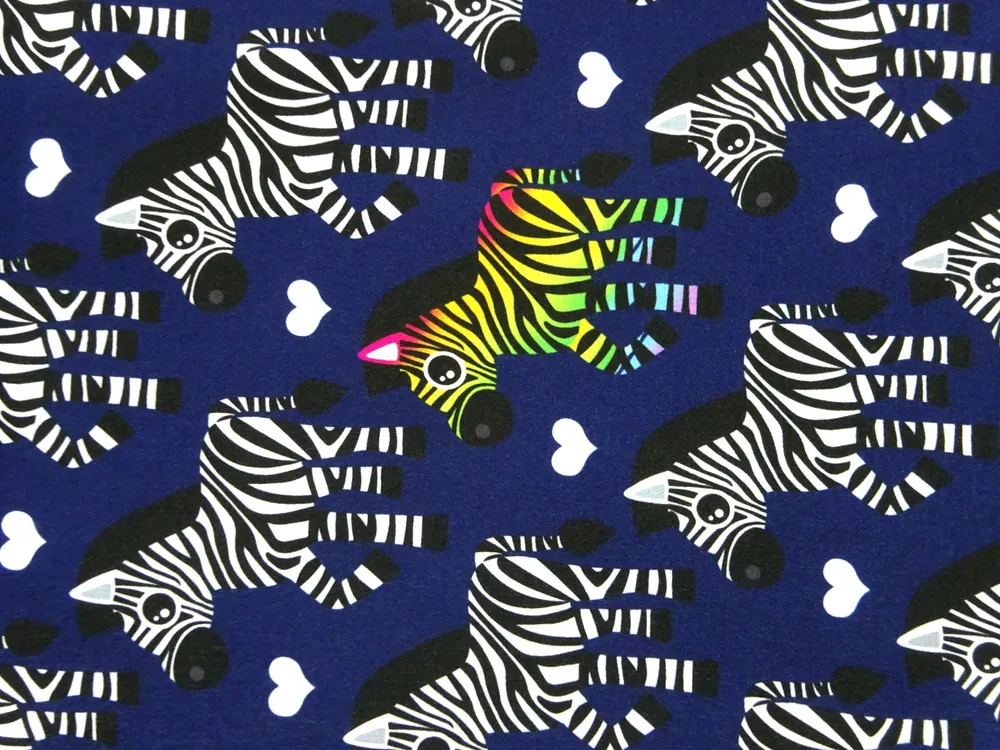 Softshell tmavomodrý "zebra"