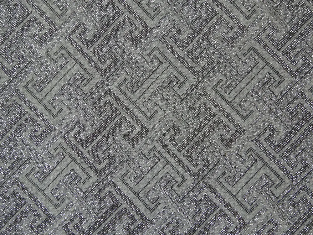 Úplet sivý "strieborný vzor" 