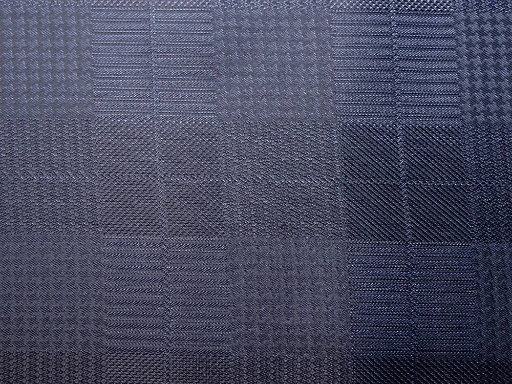 Podšívka Tivoli tmavomodro-čierna "kohútia stopa, káro" - talianska kolekcia 