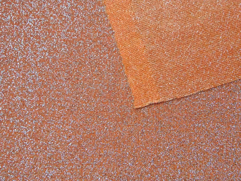 Úplet spoločenský "pomarančovo-strieborný" 