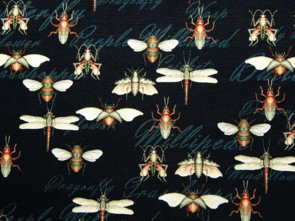 Úplet čierny "zvieratká" 