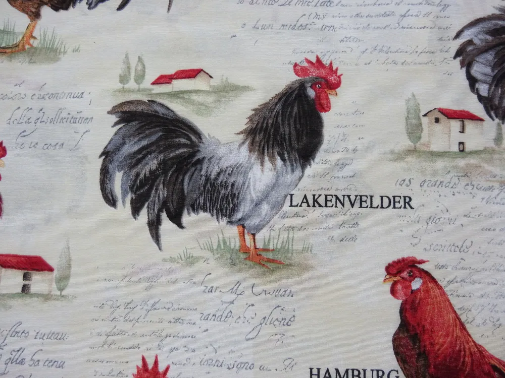 Poťahovka maslová "kohút" 