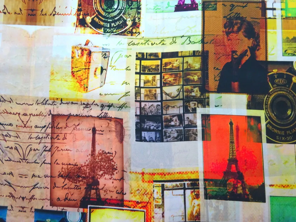 Satén Silky farebný "fotografie" 