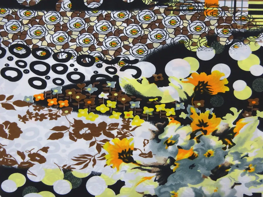 Šatovka Lorenzo biela "farebný vzor" 