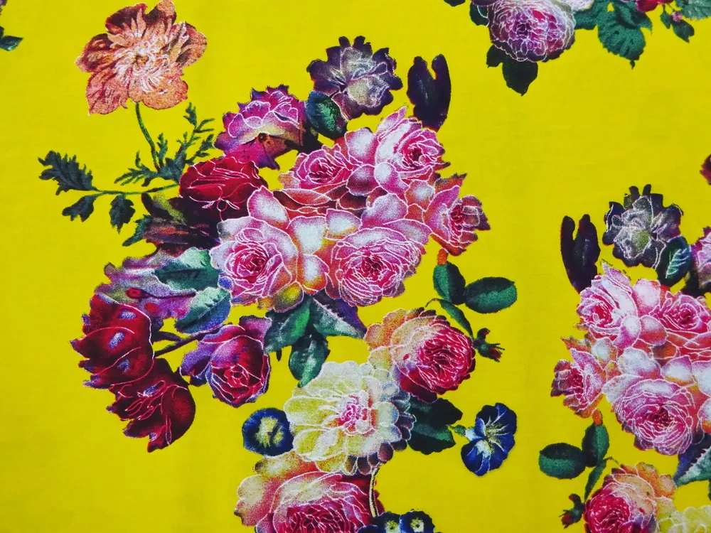 Šatovka žlto-okrová "kvety"