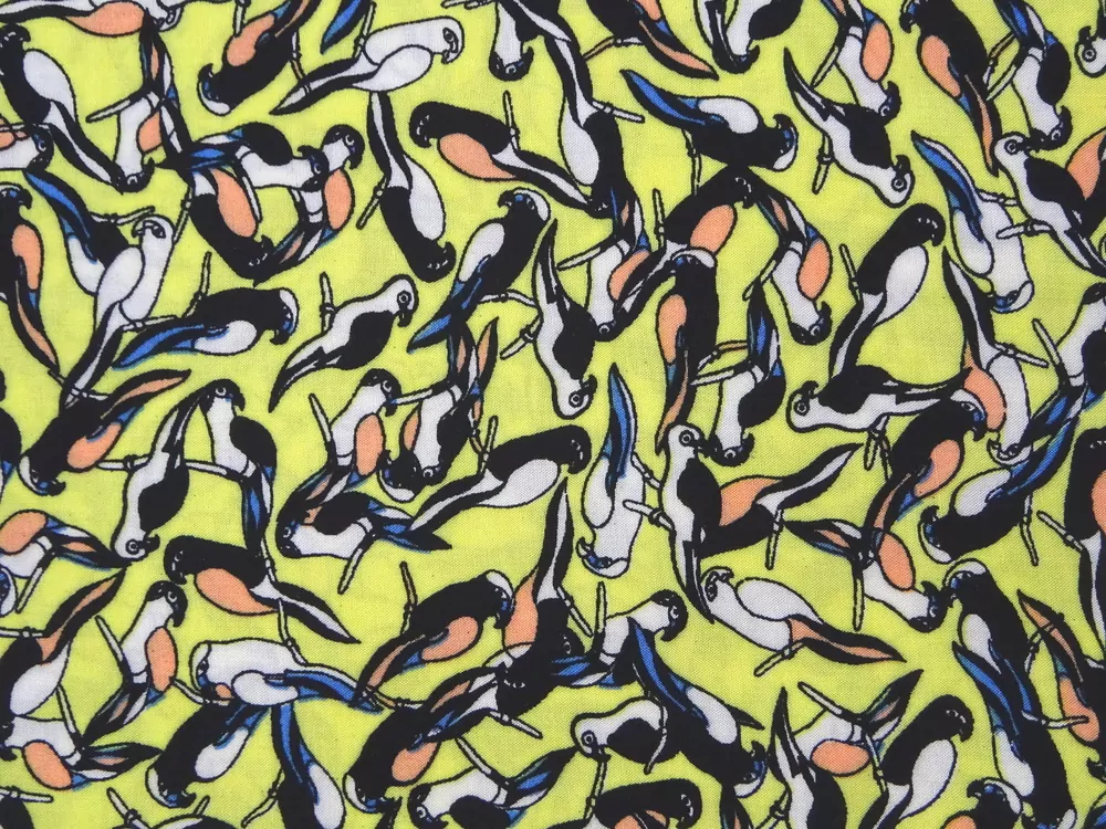 Šatovka žltá "papagáje"