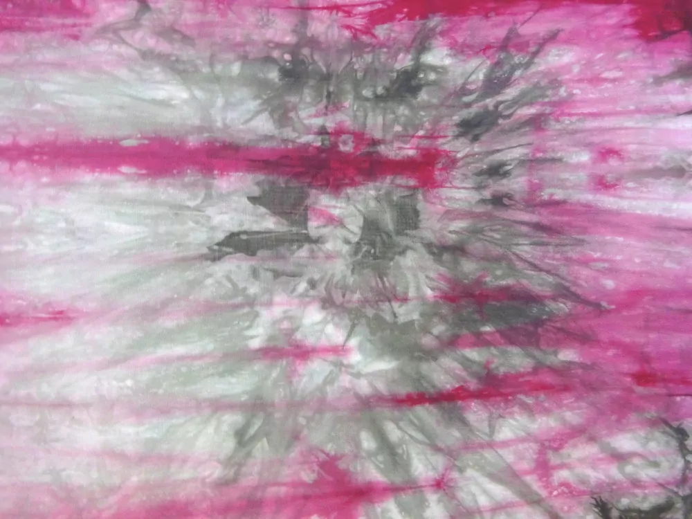 Šatovka ružovo-cyklaménová "fišé batika"