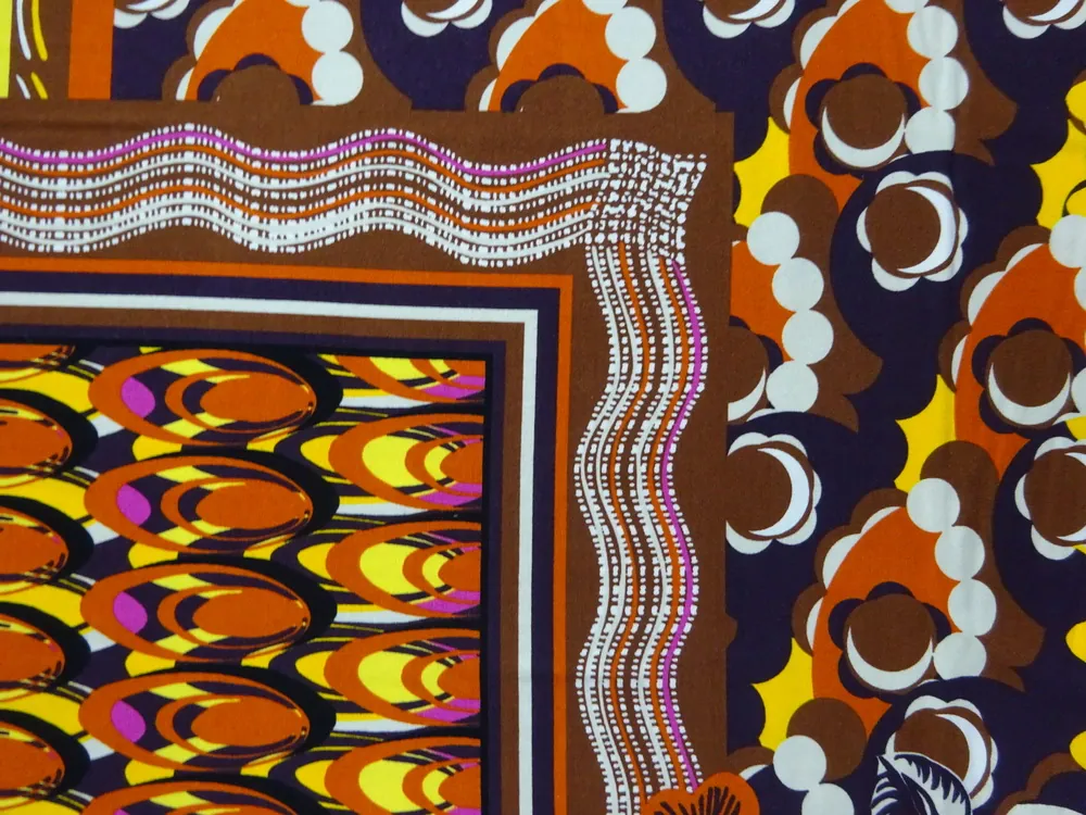 Úplet hnedý "kvety"