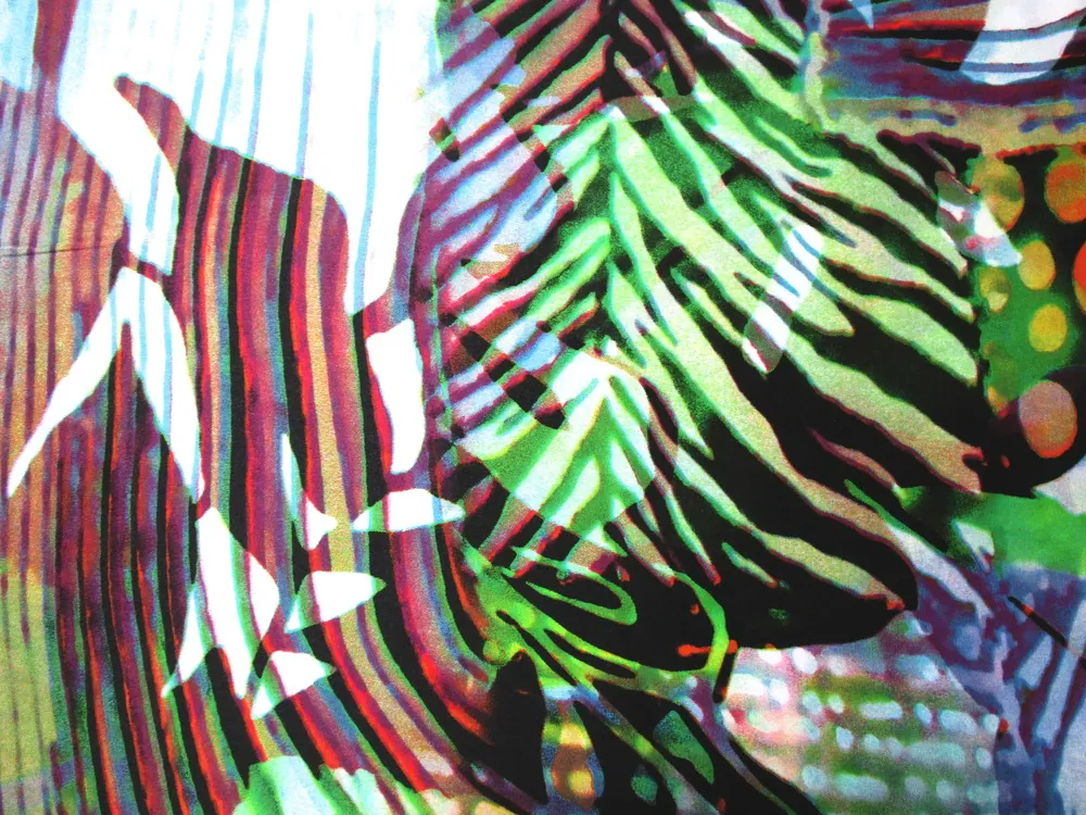 Satén silky farebný "vzorovaný"