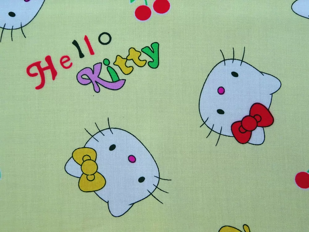 Šatovka žltá "Hello Kitty"