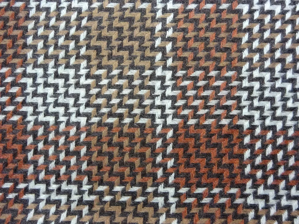 Kabátovina tenká s vlnou "vzorovaná" 