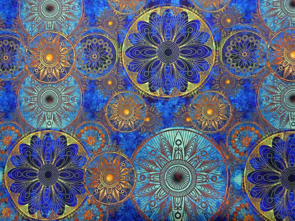Kočíkovina modrá "mandala" 