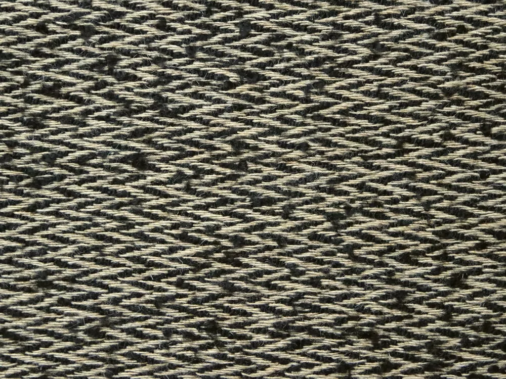 Kabátovina s vlnou "hnedo-čierna" 