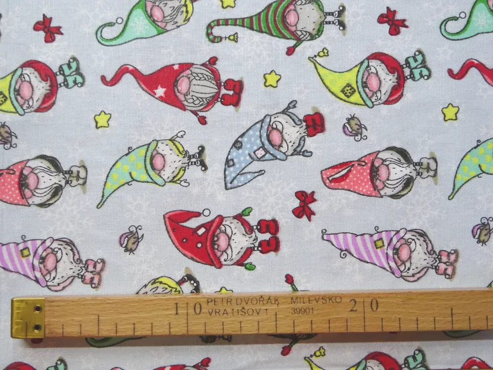 Bavlna hrubo tkaná svetlomodrá "škriatok" 