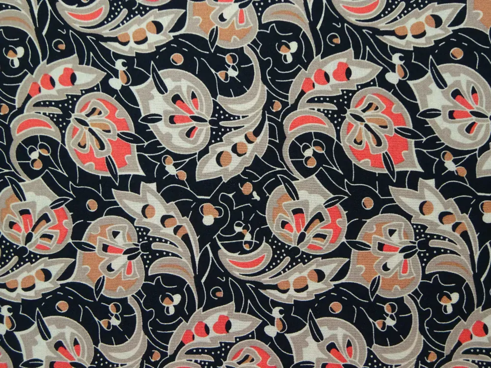 Šatovka čierna "listy" 