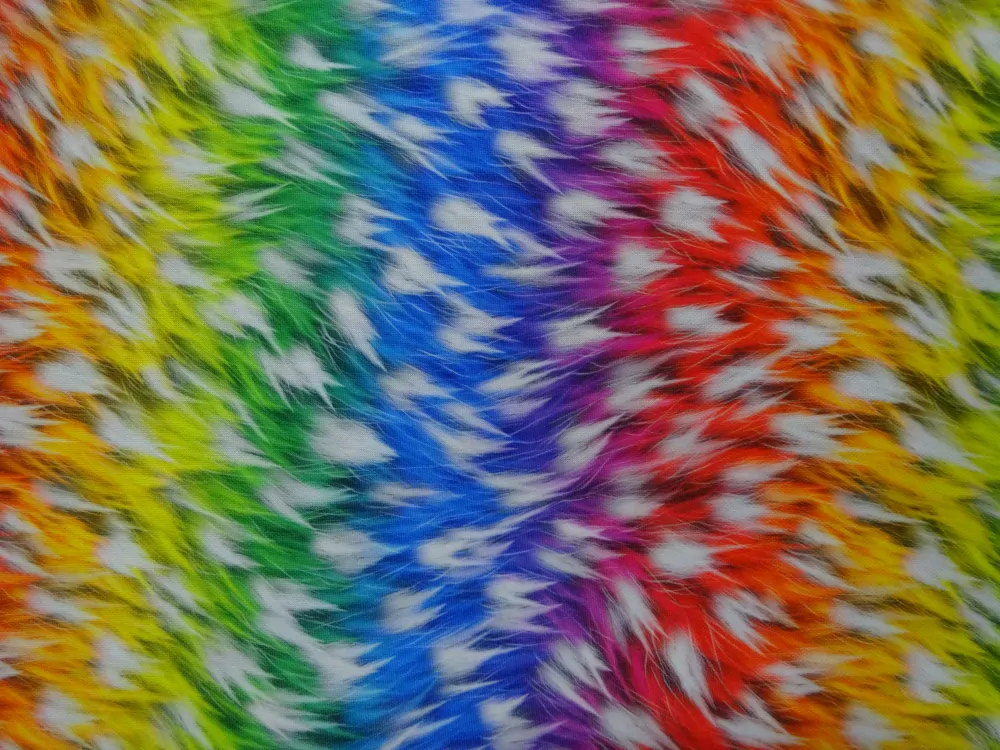 Úplet farebný "kožušina" - talianska kolekcia 