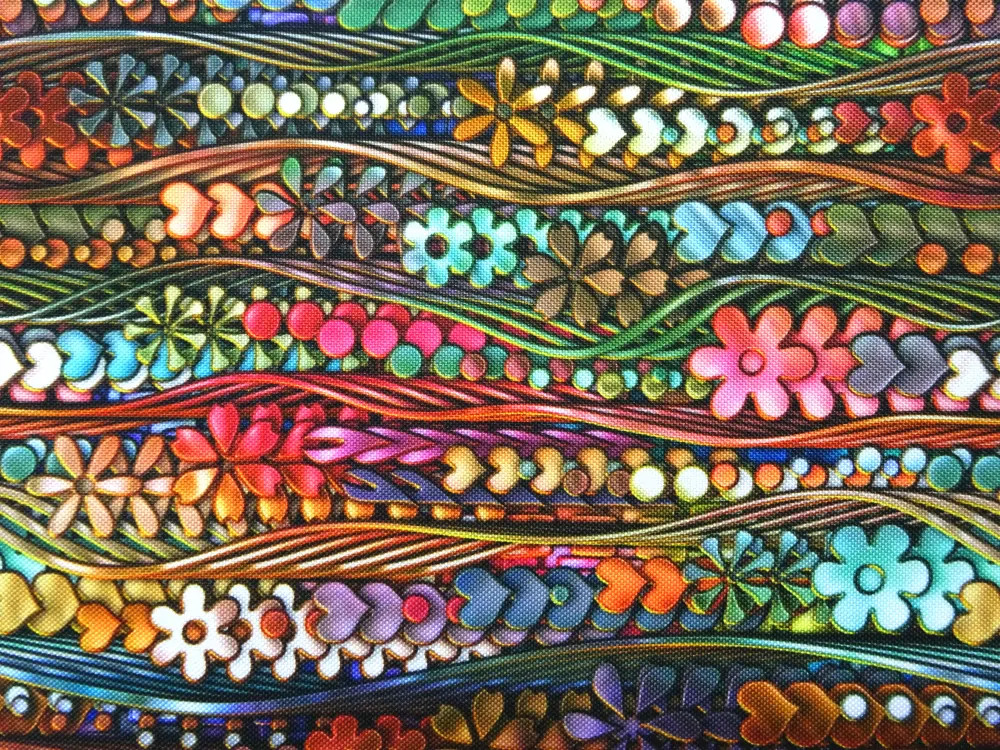 Kočíkovina farebná "rôzne vzory" 