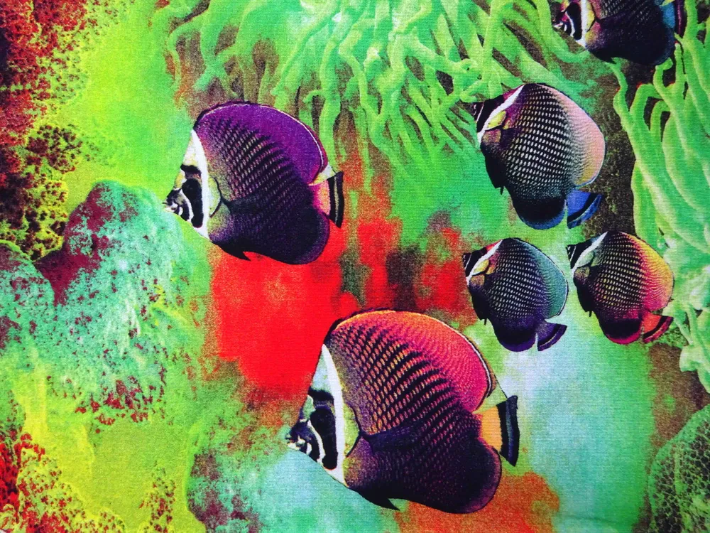 Úplet farebný "morský svet"