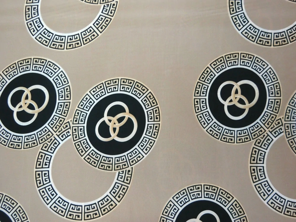 Hodváb béžový "Versace" 