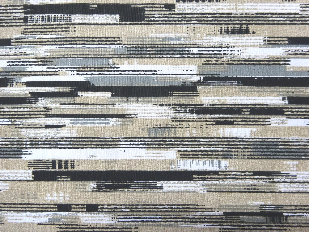 Poťahovka béžovo-čierna "pásiky" 