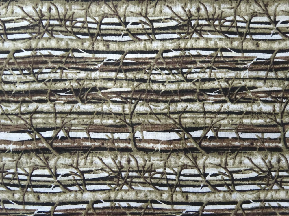 Bavlna biela "kmene stromov"