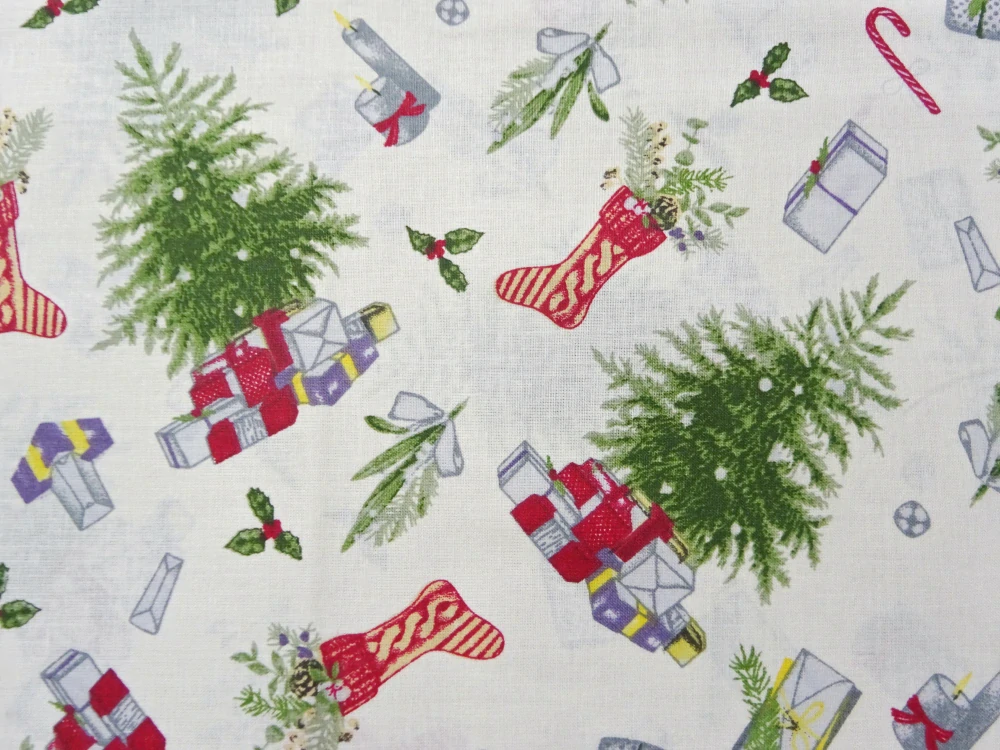 Bavlna maslová "vianočný motív" 