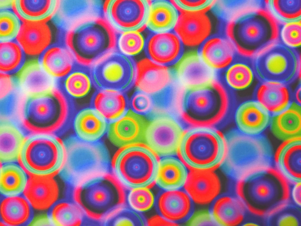 Softshell farebný "kruhy" 