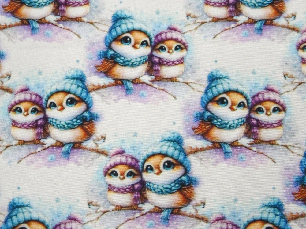 Softshell biely "sovičky" 