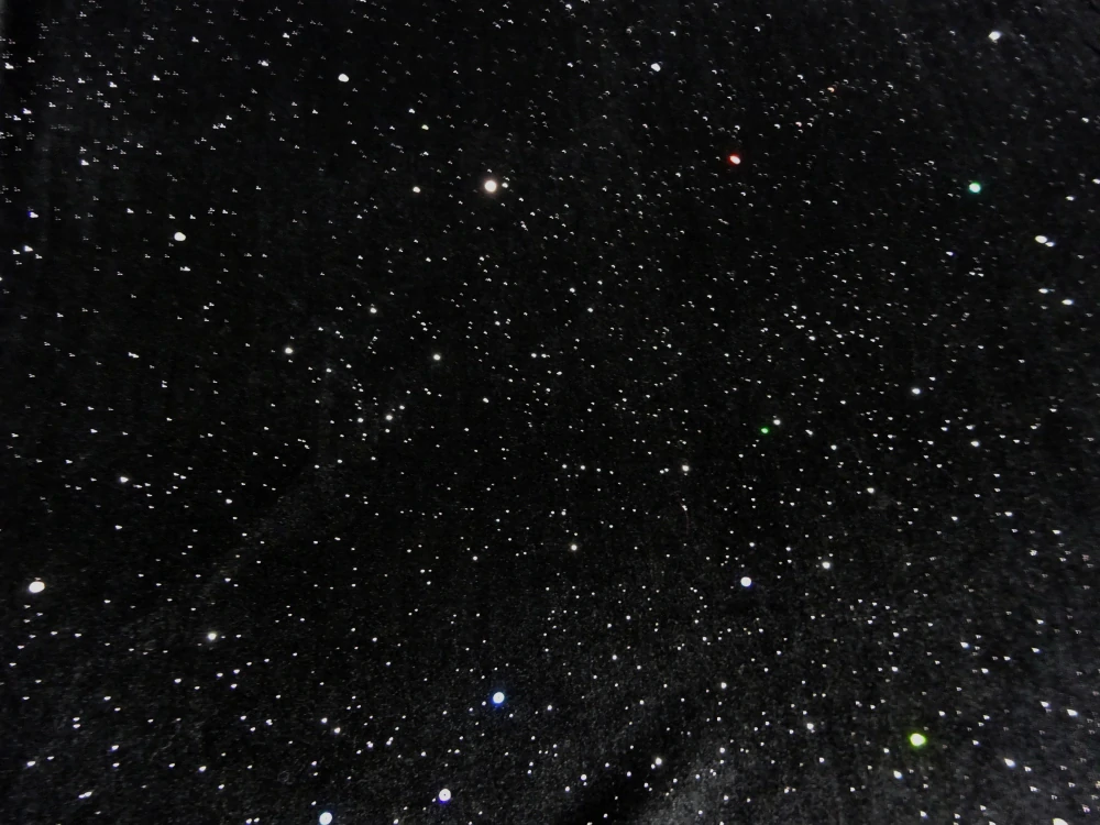 Úplet Velur s glitrami "čierny" 