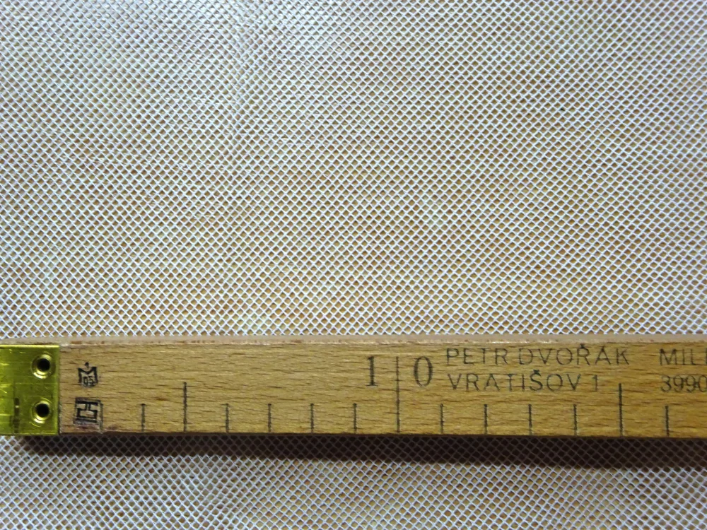 Tyl bavlnený "biely" 