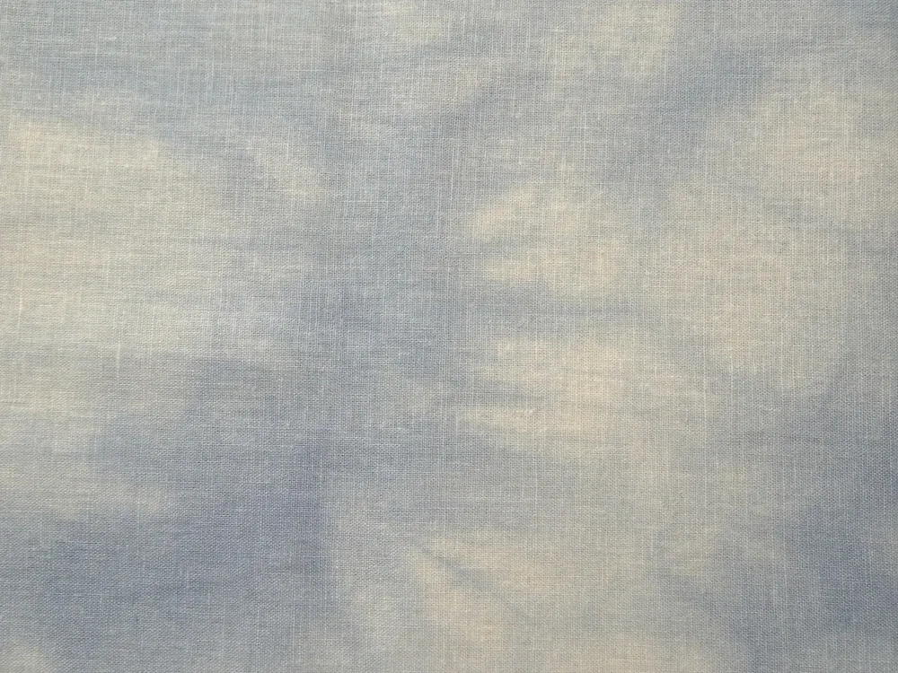 Ľan maslovo-modrý "batika" 