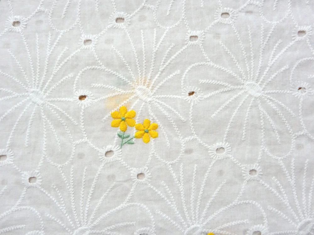 Madeira biela "žlté a biele kvety" 